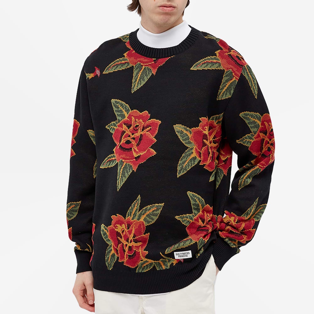 Wacko Maria Flower Jacquard Sweat - 4