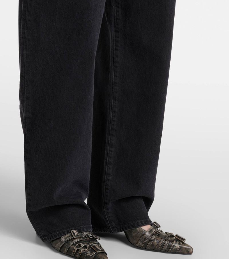 Tess Long high-rise barrel-leg jeans 5