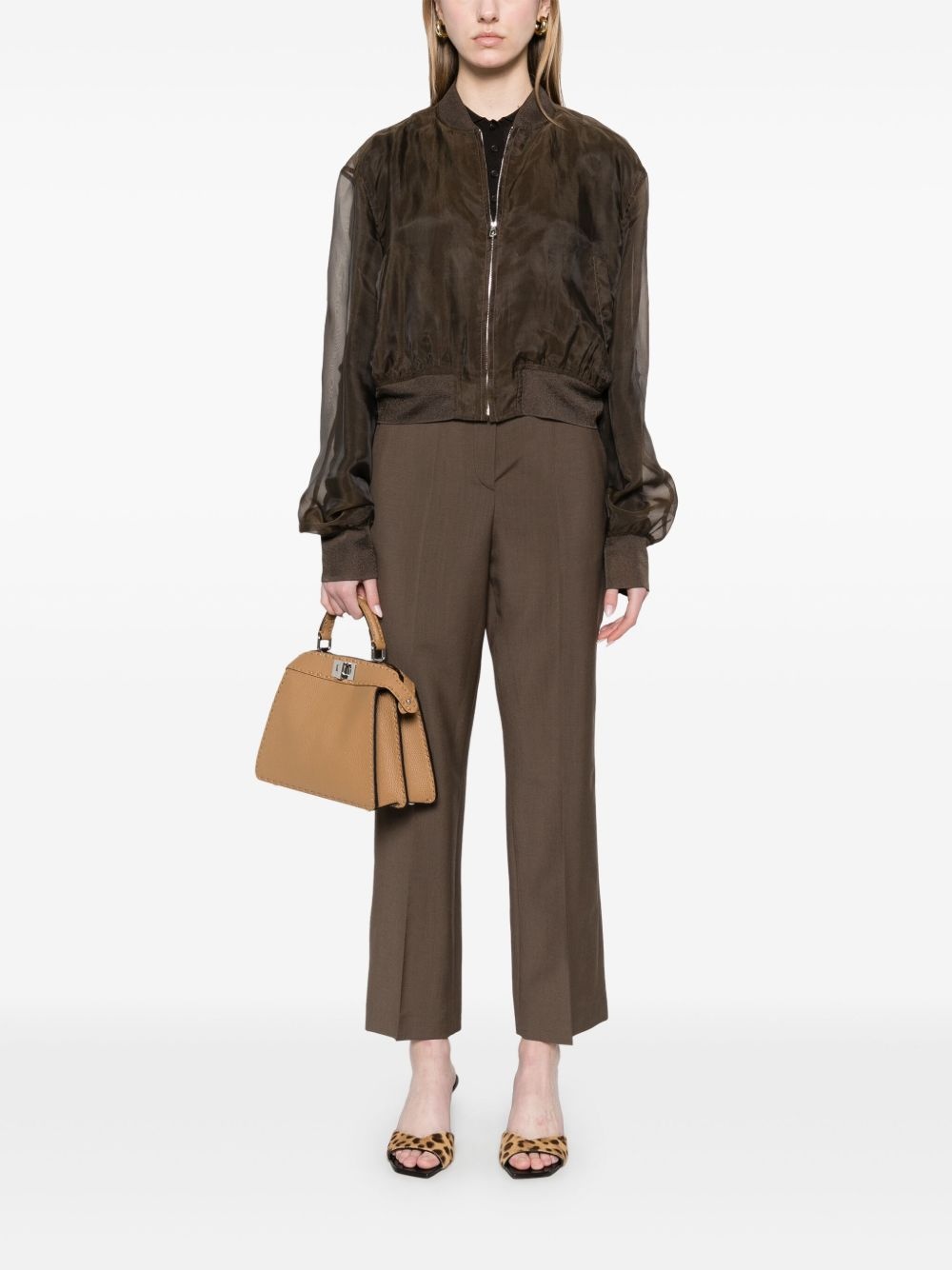 logo-embroidered trousers - 2