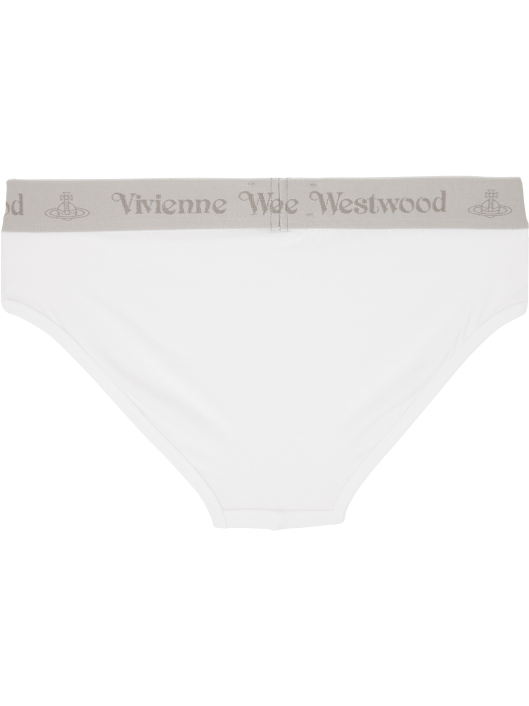 Three-Pack Multicolor & Gray Band Slip Briefs - 5