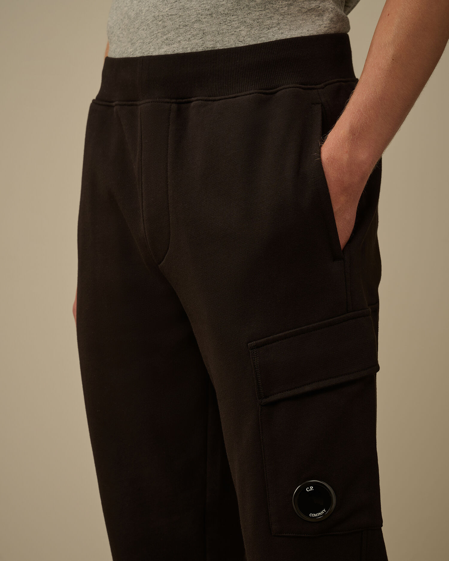 Diagonal Raised Fleece Lens Sweatpants - 5