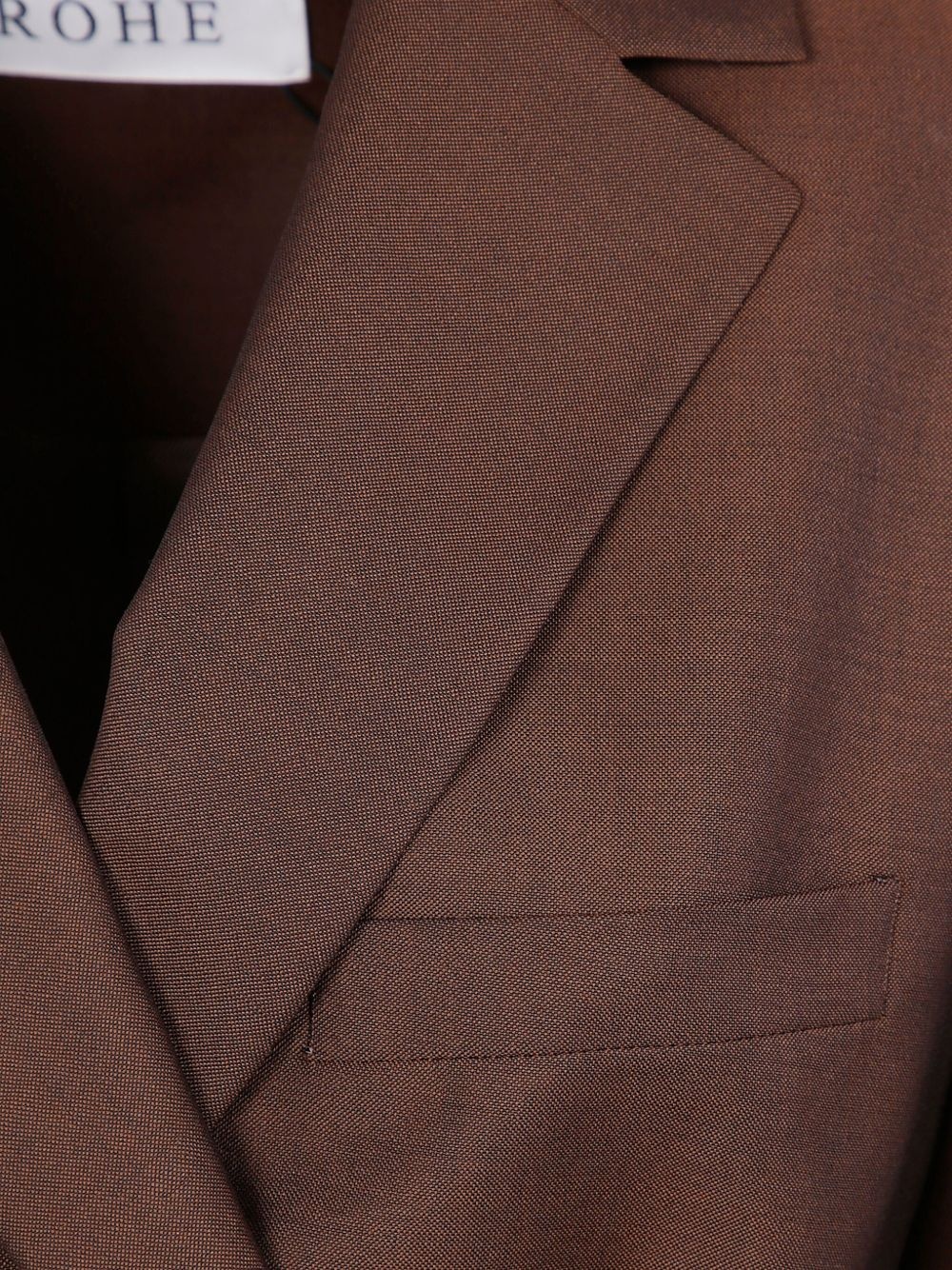 Dual Tone Piqué Overlap blazer - 3