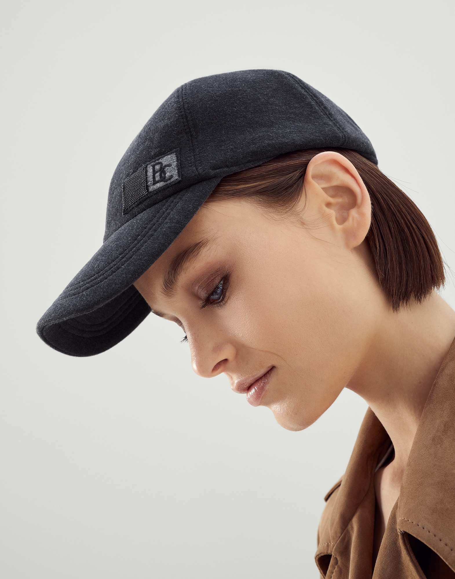 Comfort cotton French terry baseball cap with precious label - 3