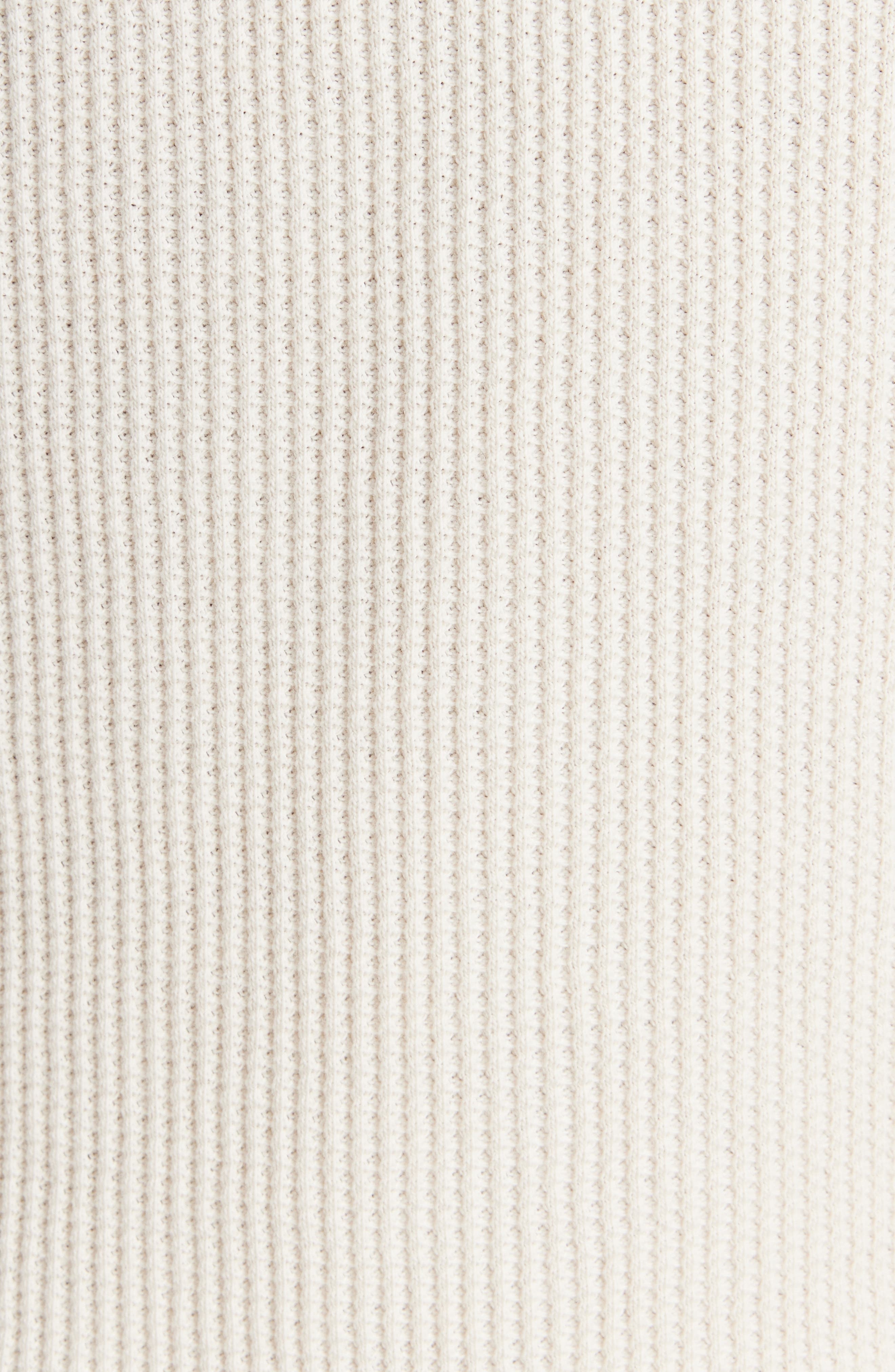 Waffle Knit Cotton T-Shirt - 6