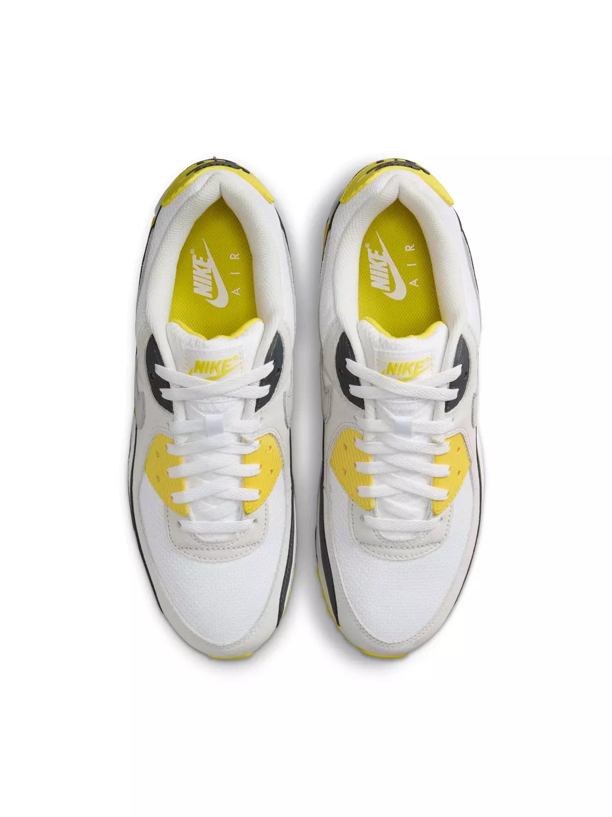 Air Max 90 "White/Lightning/Photon Dust/Light Smoke Grey" Men's Shoe - 4