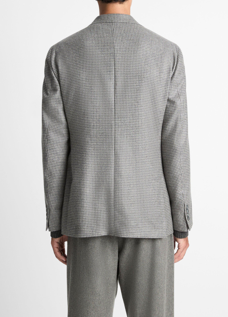 Vince Houndstooth Cashmere Relaxed Sport Coat outlook