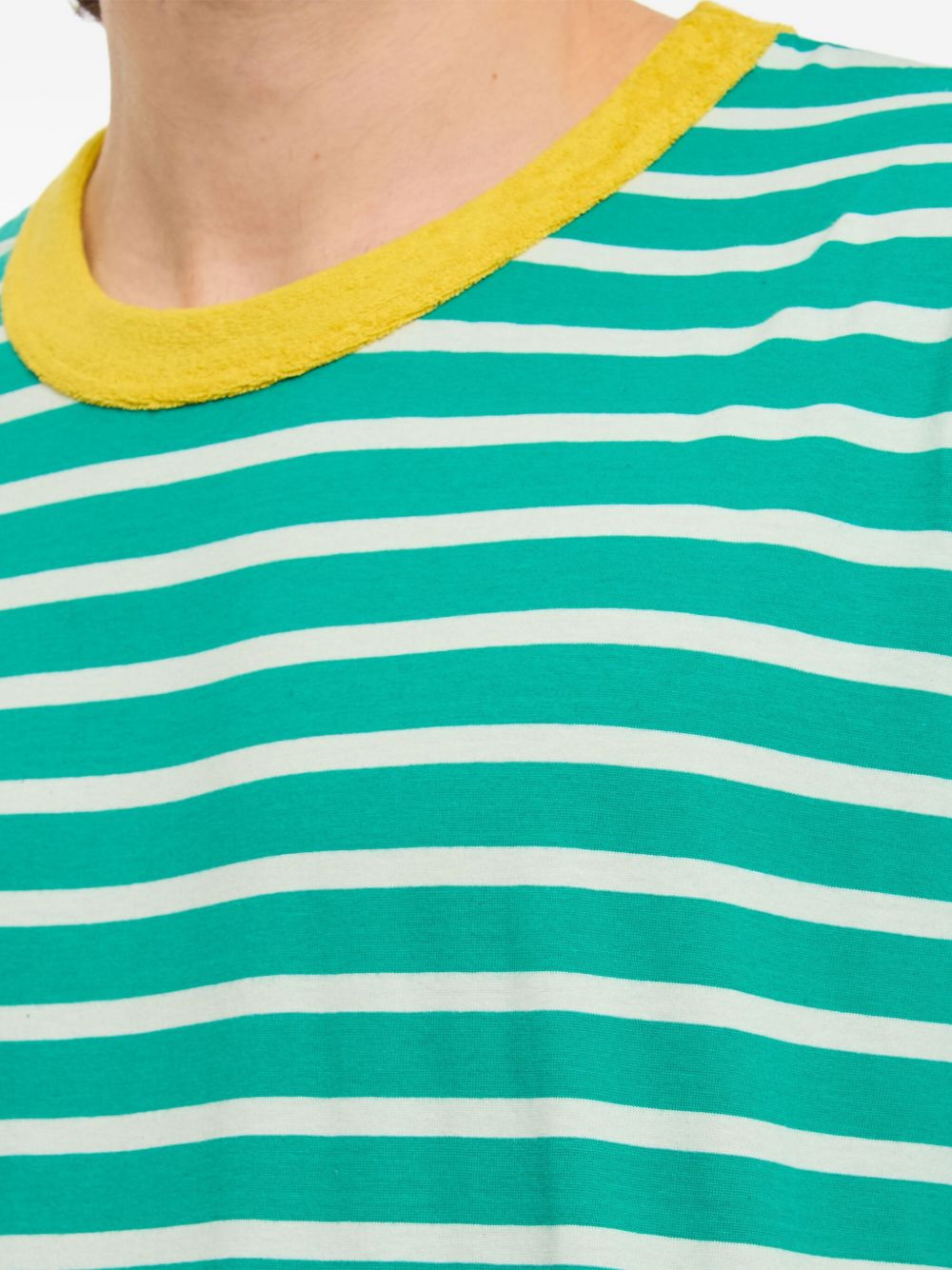 striped-print crew-neck T-shirt - 4