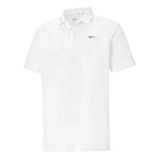 PUMA Tech Pique Polo Shirt 'White Black' 599277-02 - 1