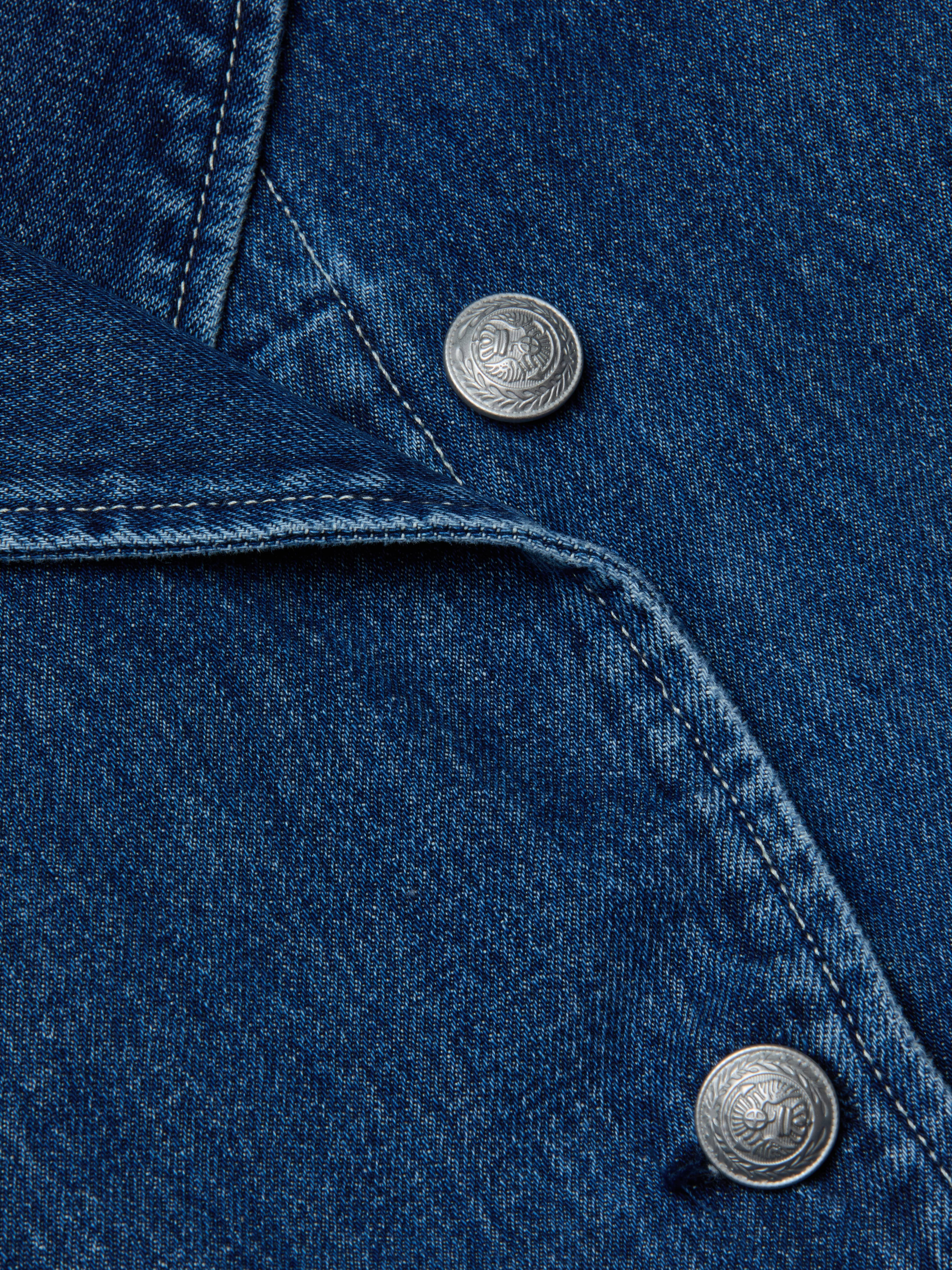 Maddox Denim Trench Coat - 6