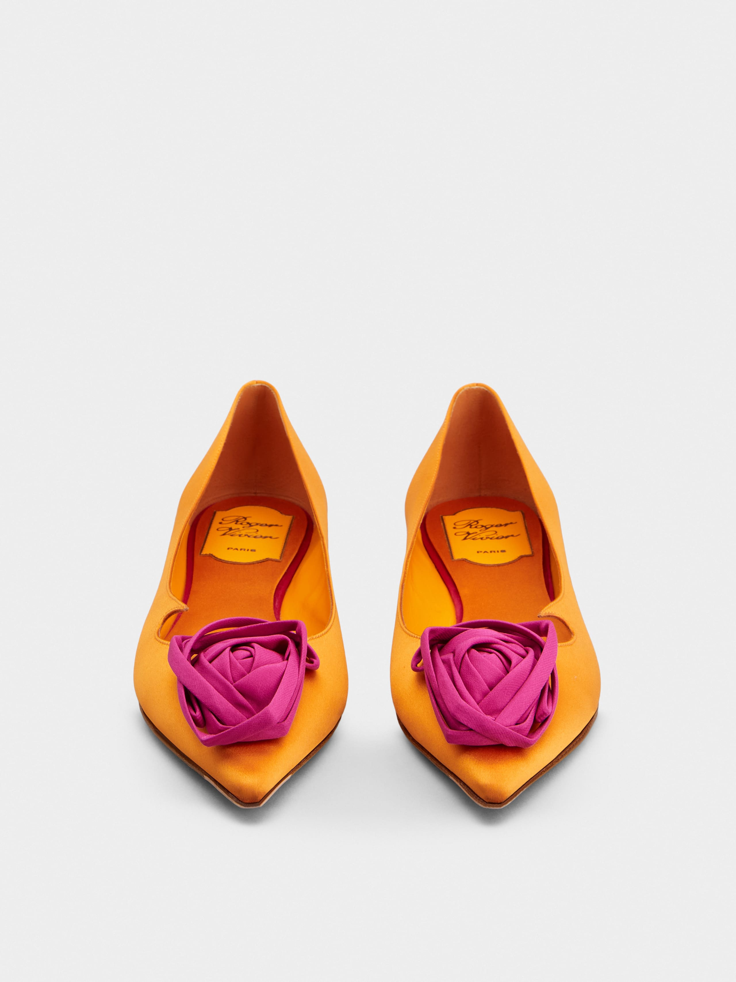 Rose Vivier Ballerinas in satin - 7