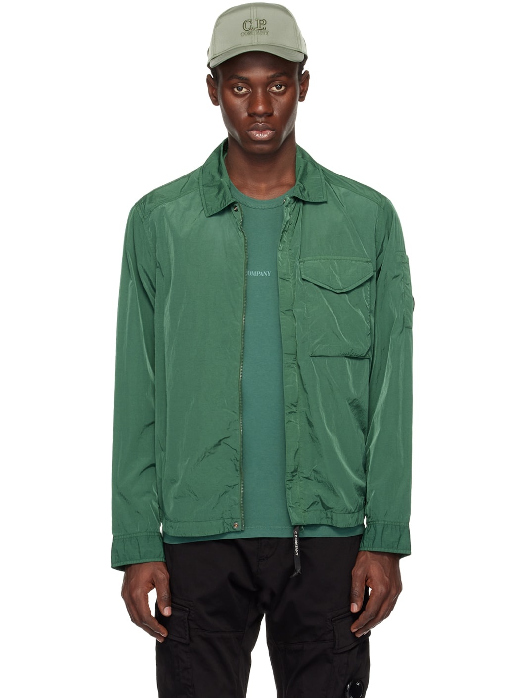 Green Pocket Jacket - 1