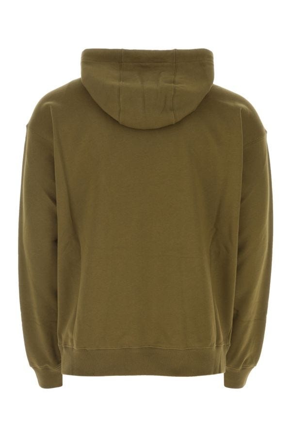 Versace Man Army Green Cotton Sweatshirt - 2