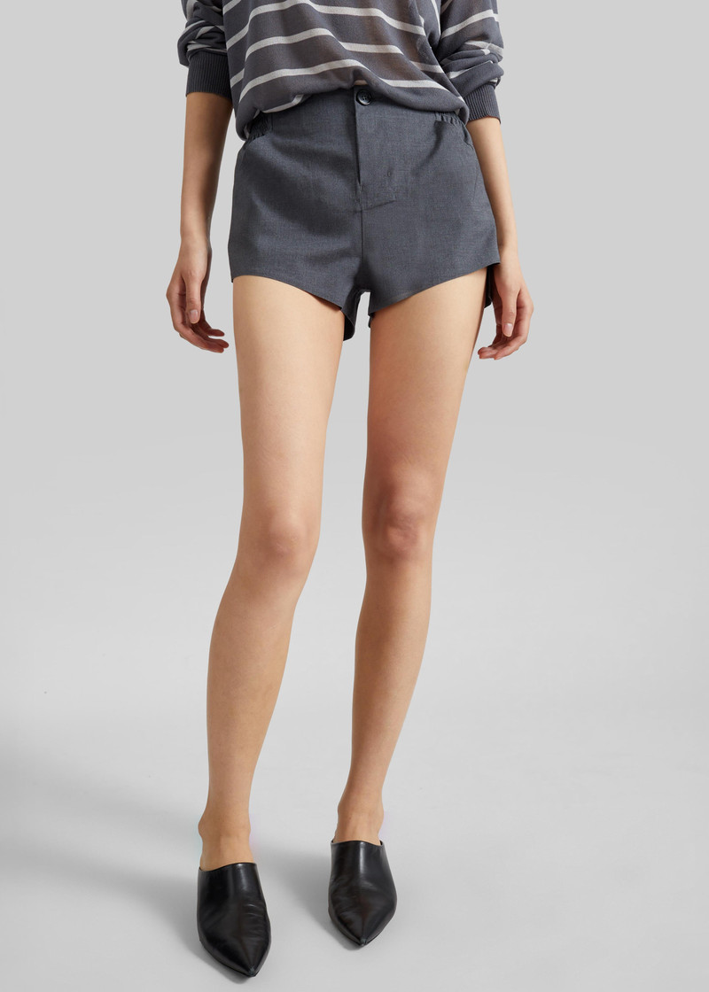Coperni Technical Tailored Shorts - Grey 3