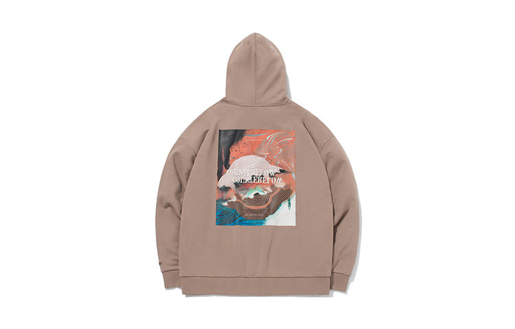 Li-Ning CF Series x Dunhuang Museum Crossover Casual Sports Pullover Hoodie 'Brown' AWDQB67-4 - 2