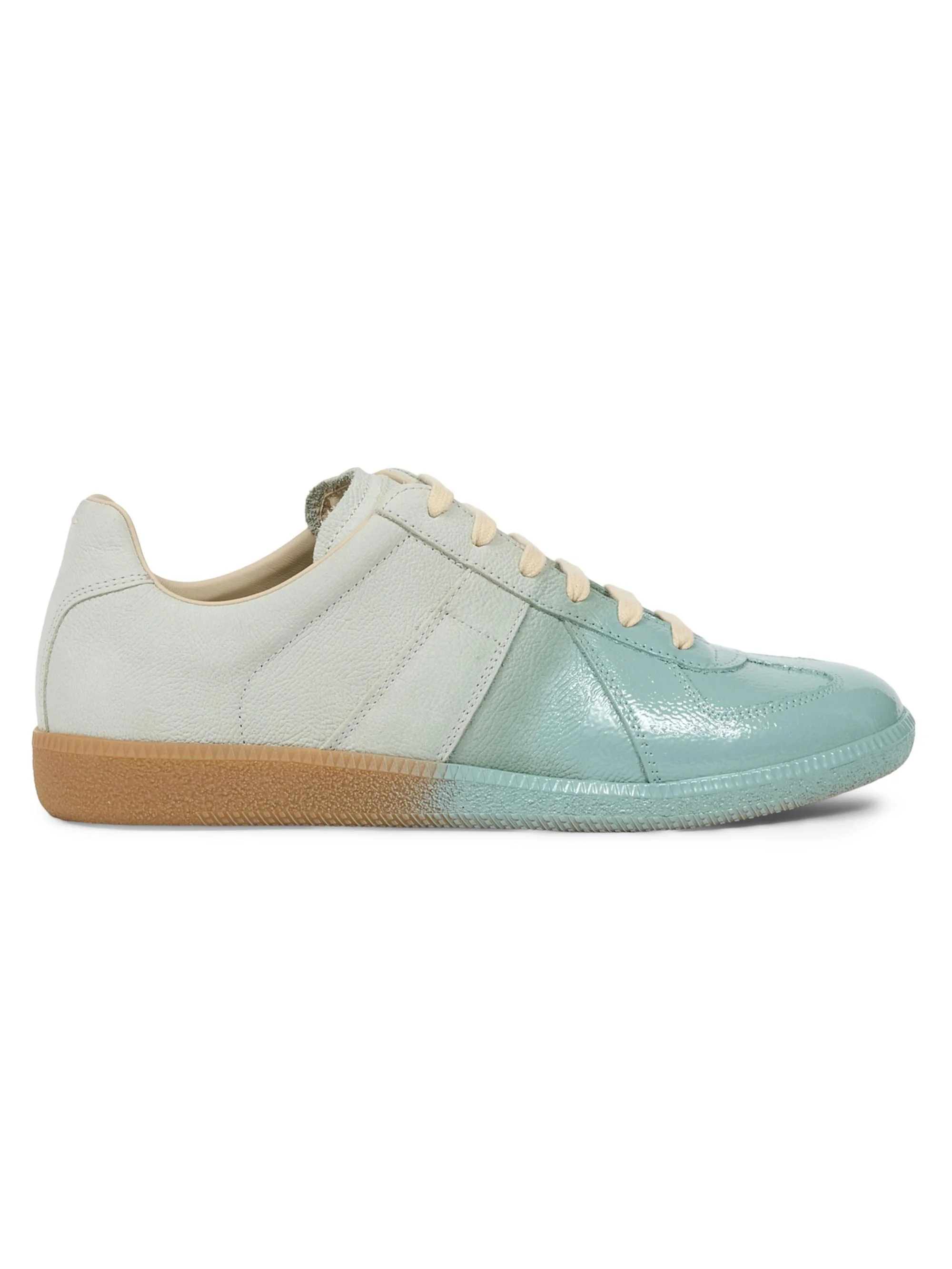 Replica Dégradé Leather Sneakers Gray - 1