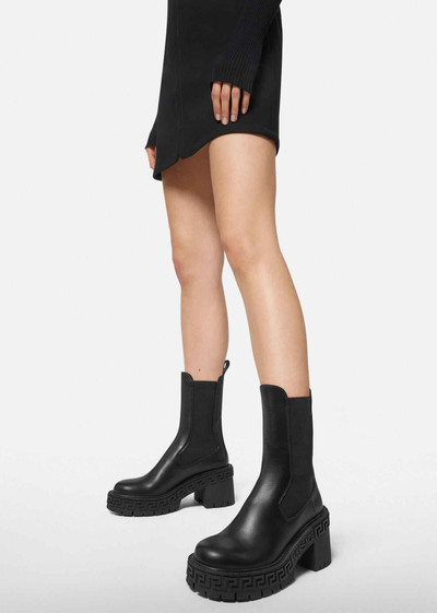 VERSACE Greca Chelsea Boots outlook