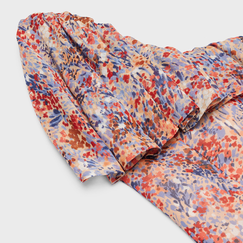 RUFFLED DRESS IN SILK GEORGETTE 3