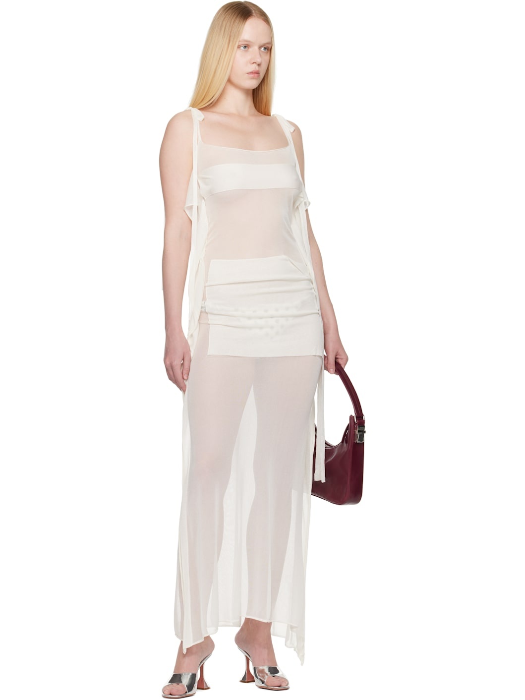 White Zanic Maxi Dress - 4