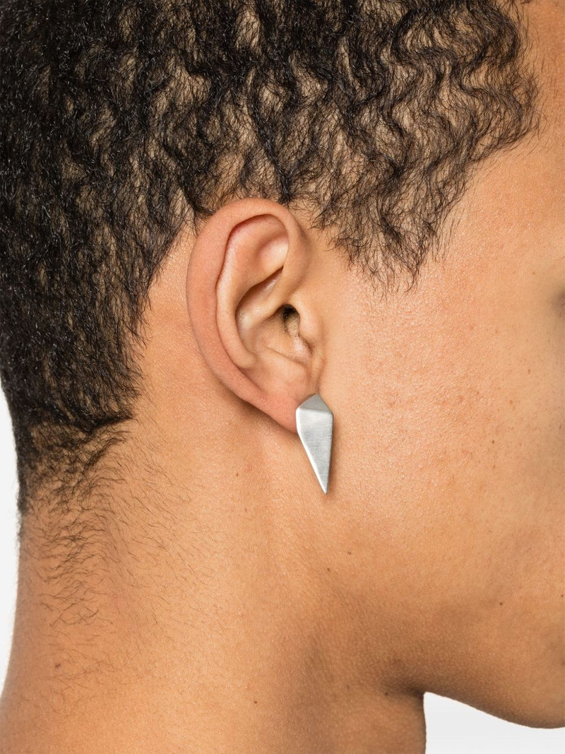 Rick Owens mini pyramid earring outlook