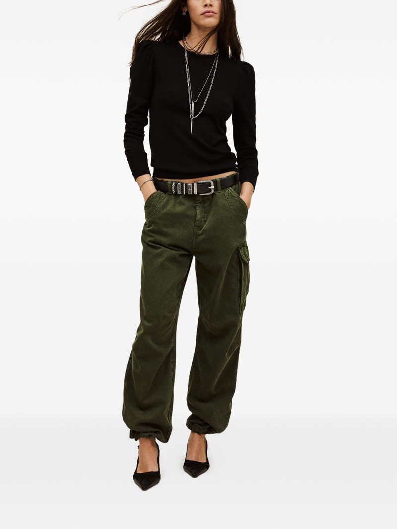 ba&sh Britania puff-sleeve knitwear outlook