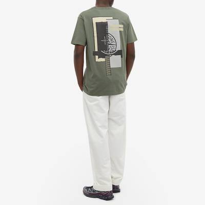 Stone Island Stone Island Scrap Logo Back  Tee outlook