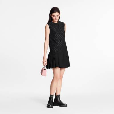 Louis Vuitton Monogram Jacquard Straight-Cut Mini Dress outlook