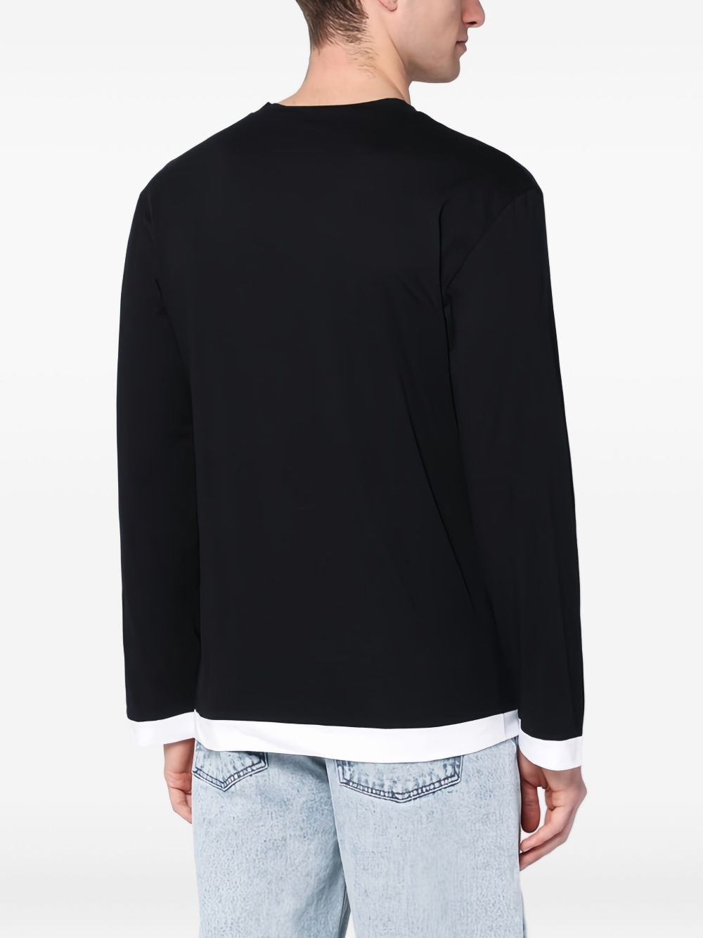 long-sleeve layered t-shirt - 3