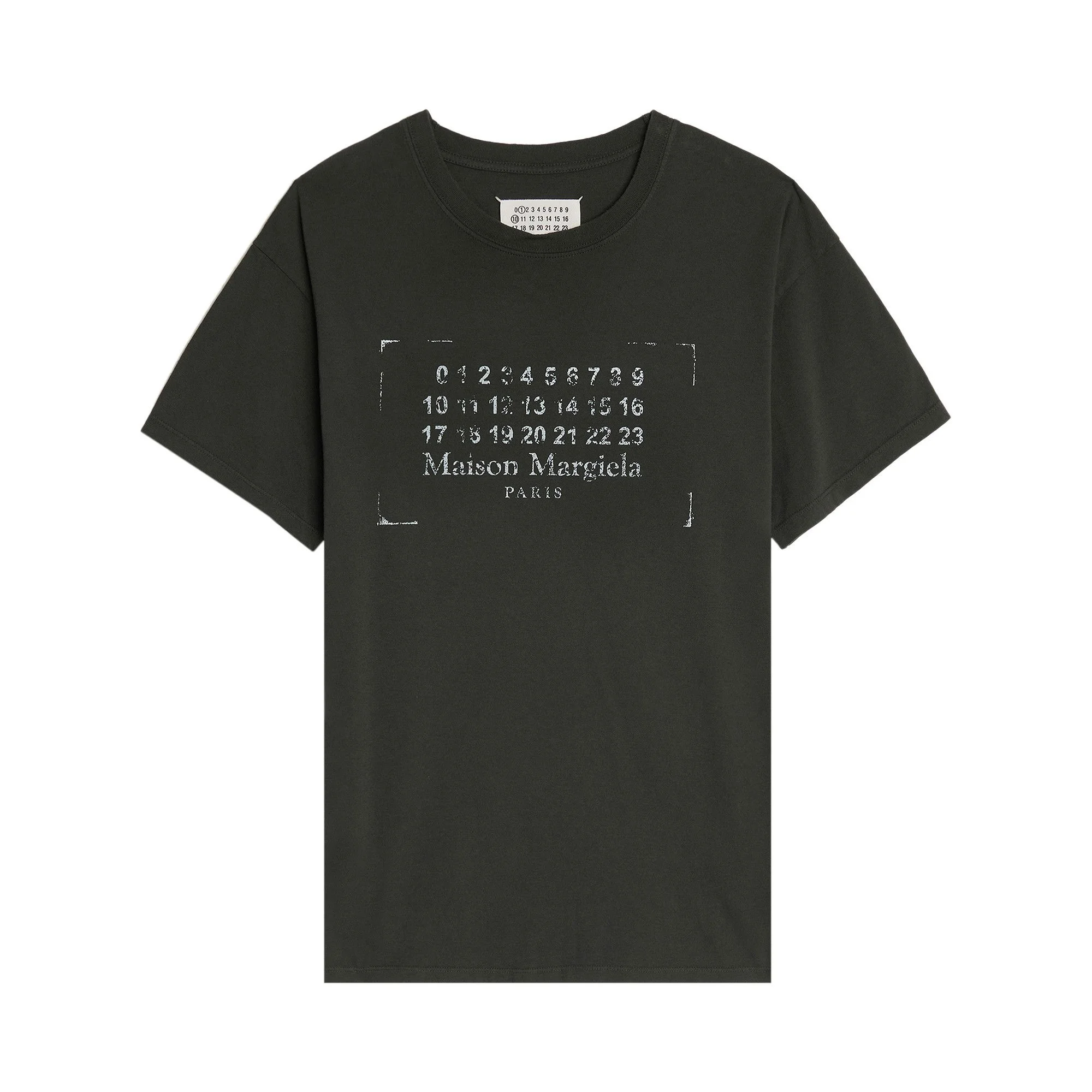 Maison Margiela Ring Spun Jersey T-Shirt 'Washed Black' - 1