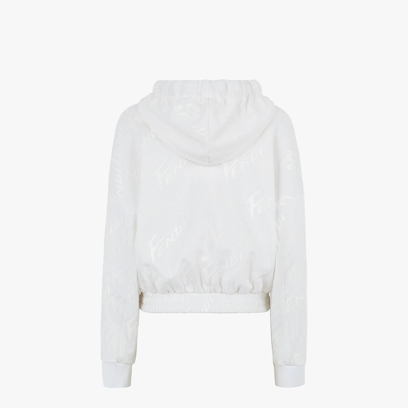 White jersey sweatshirt - 2