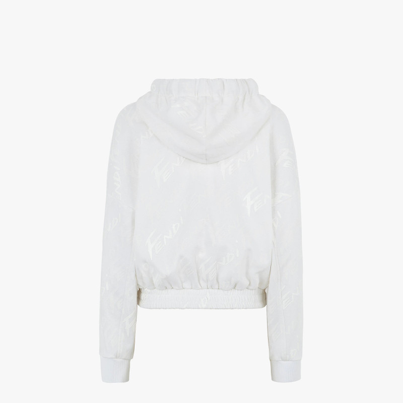 FENDI White jersey sweatshirt outlook
