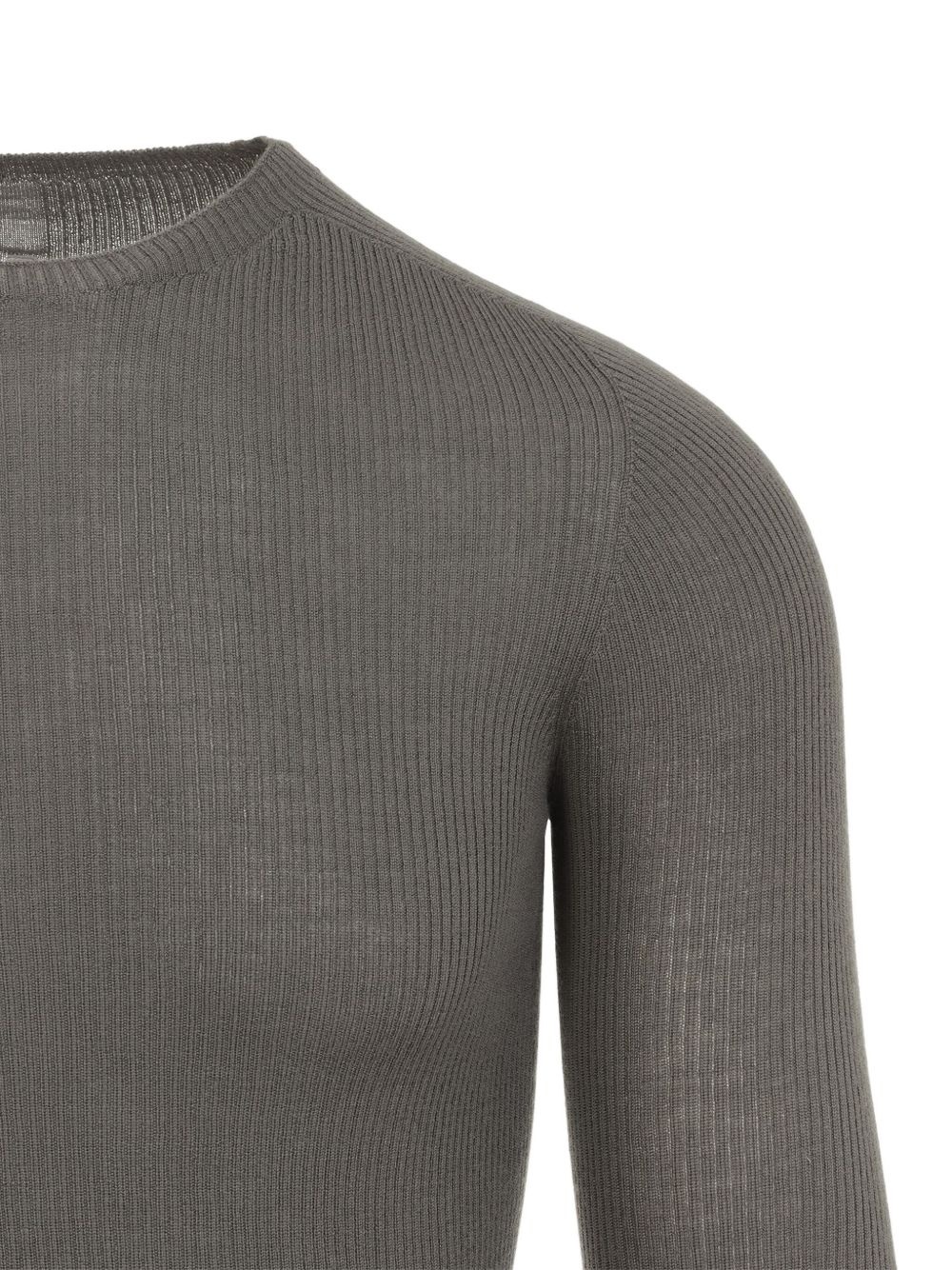 ribbed wool sweater - 4