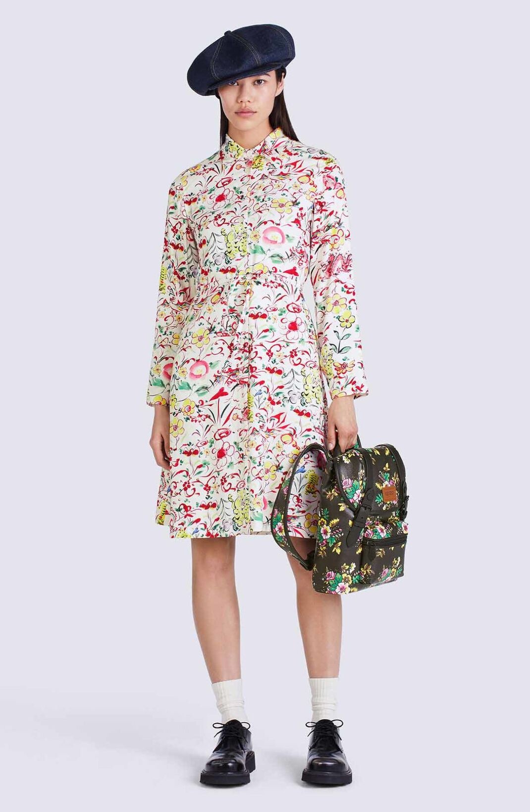 'Akae Tiger' shirt dress - 2
