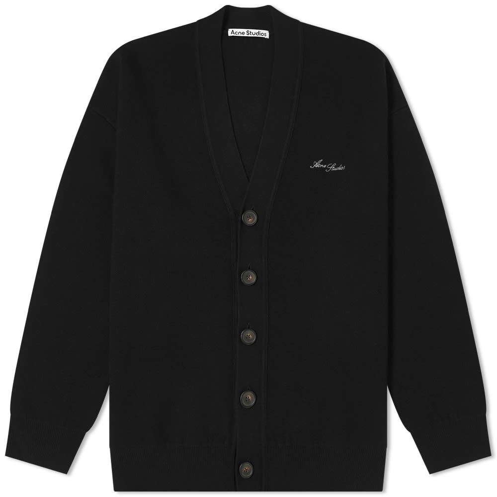 Acne Studios Kardi Oversize Logo Cardigan - 1