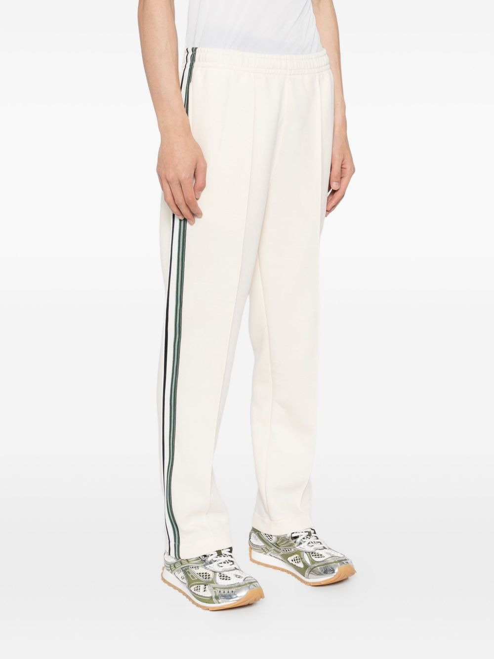 cotton-blended trousers - 3