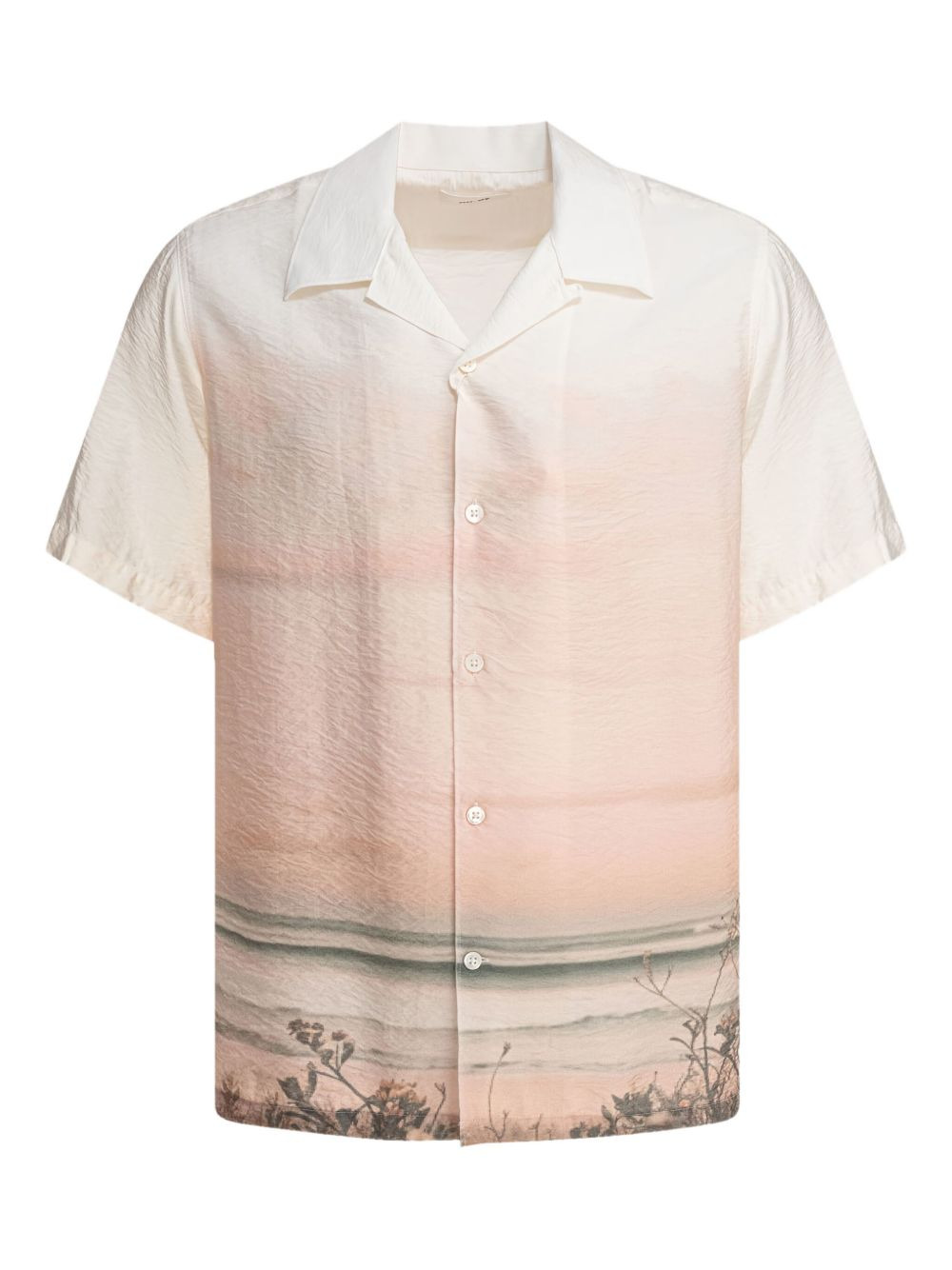 seascape-print shirt - 1