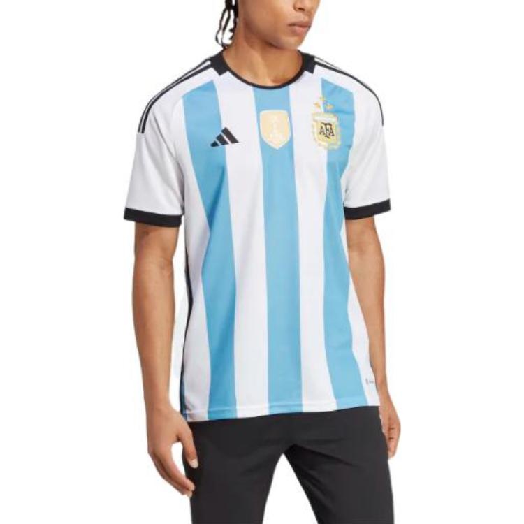 adidas White Argentina 22 Winners Home Jersey 'White Light Blue' IB3597 - 3