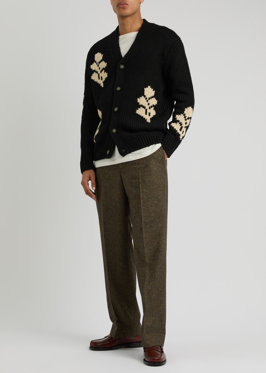 NN07 Paw Straight-leg Wool-blend Trousers - 4