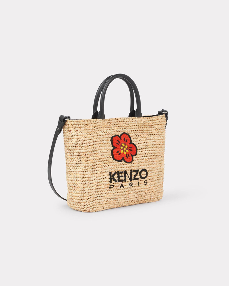 'KENZO Beach' small raffia tote bag 1