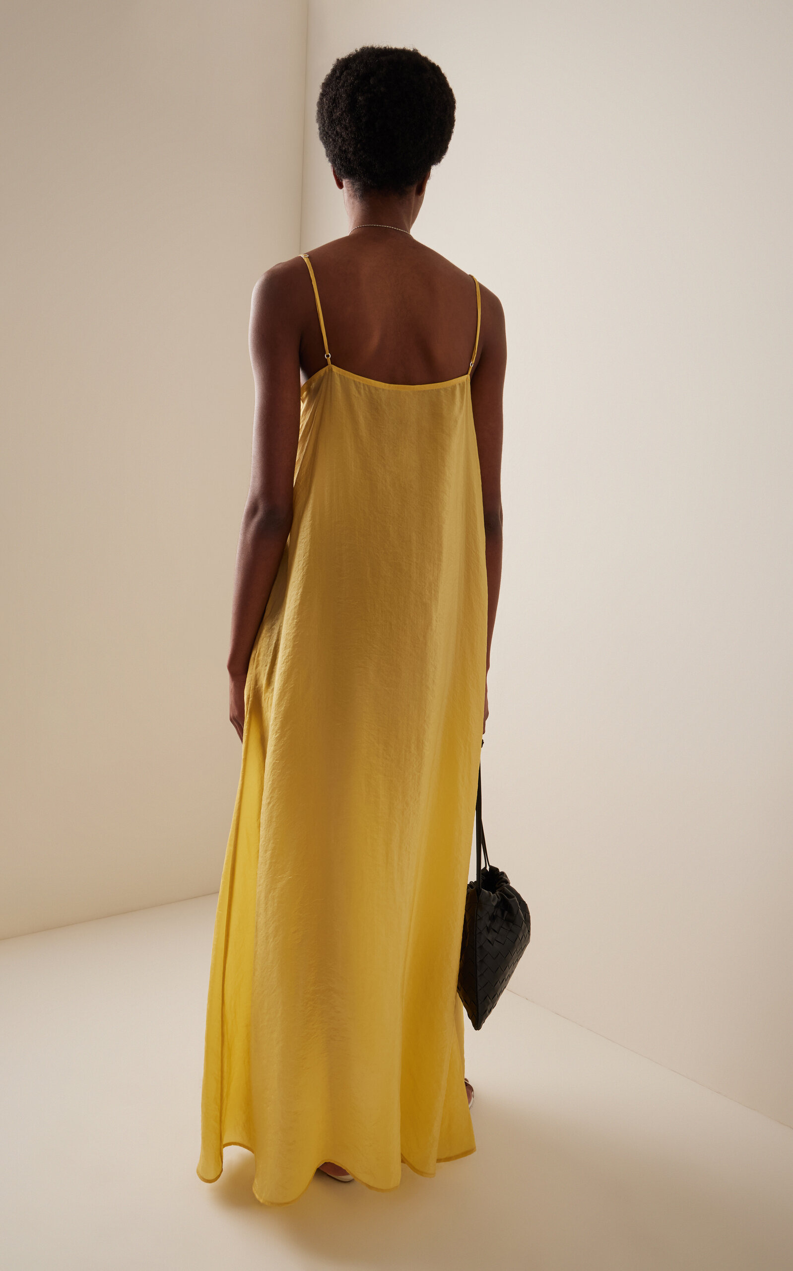 Lana Cotton Maxi Dress yellow - 4