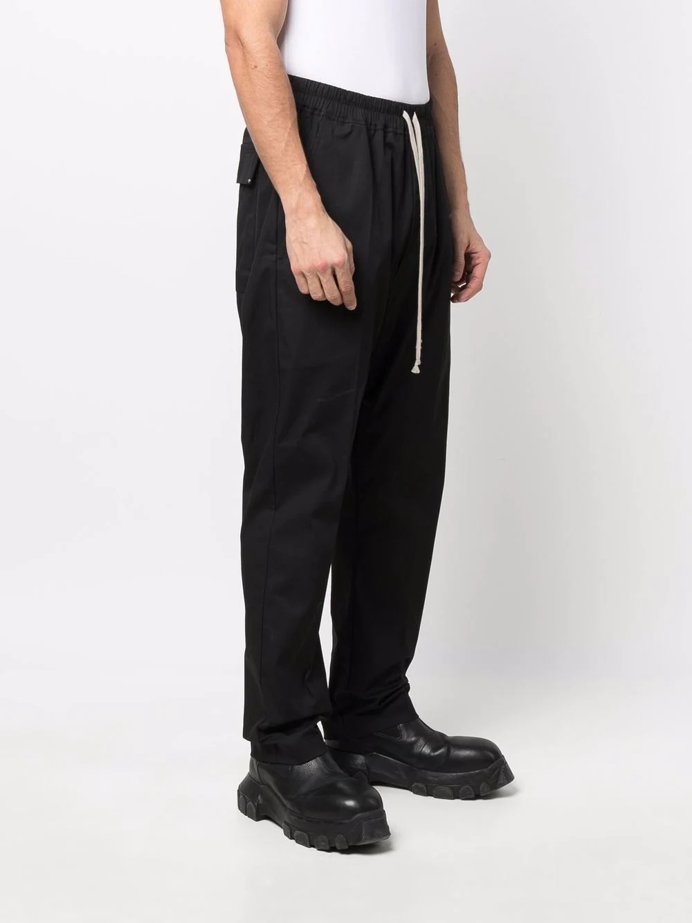 drawstring-waist harem trousers - 3