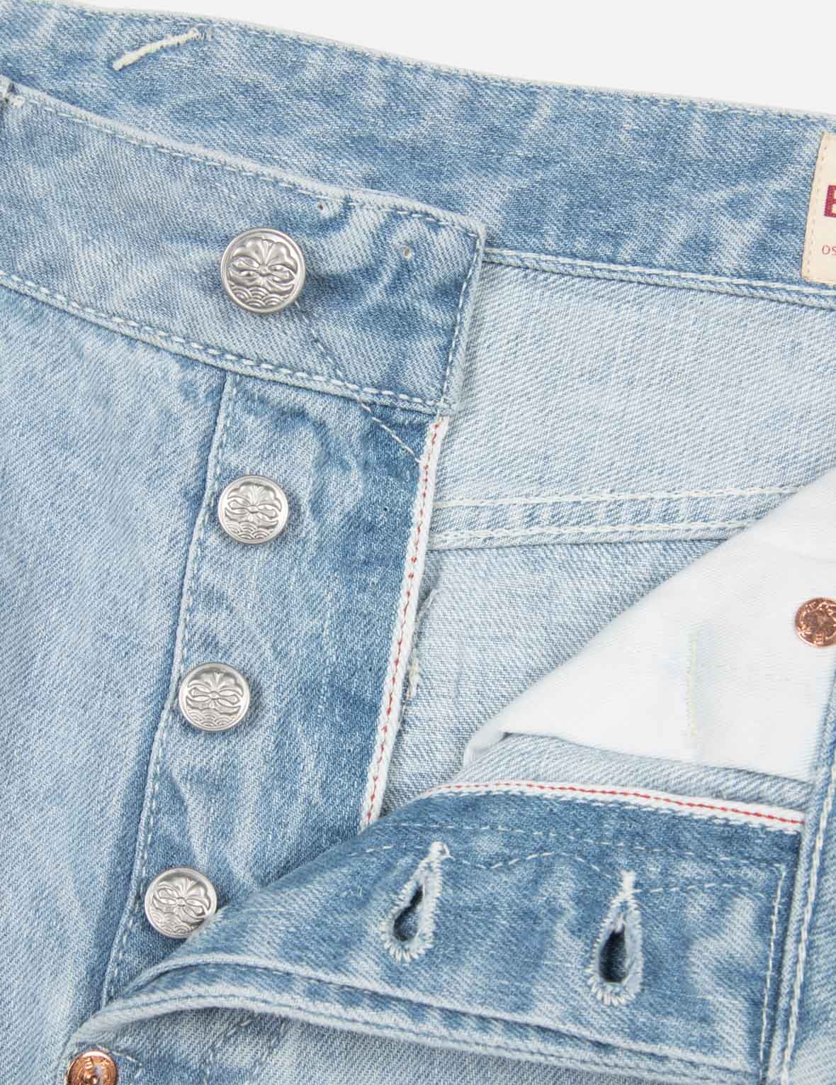 Patchwork Effect and Sashiko Carrot Fit Denim Jeans #2017 - 9