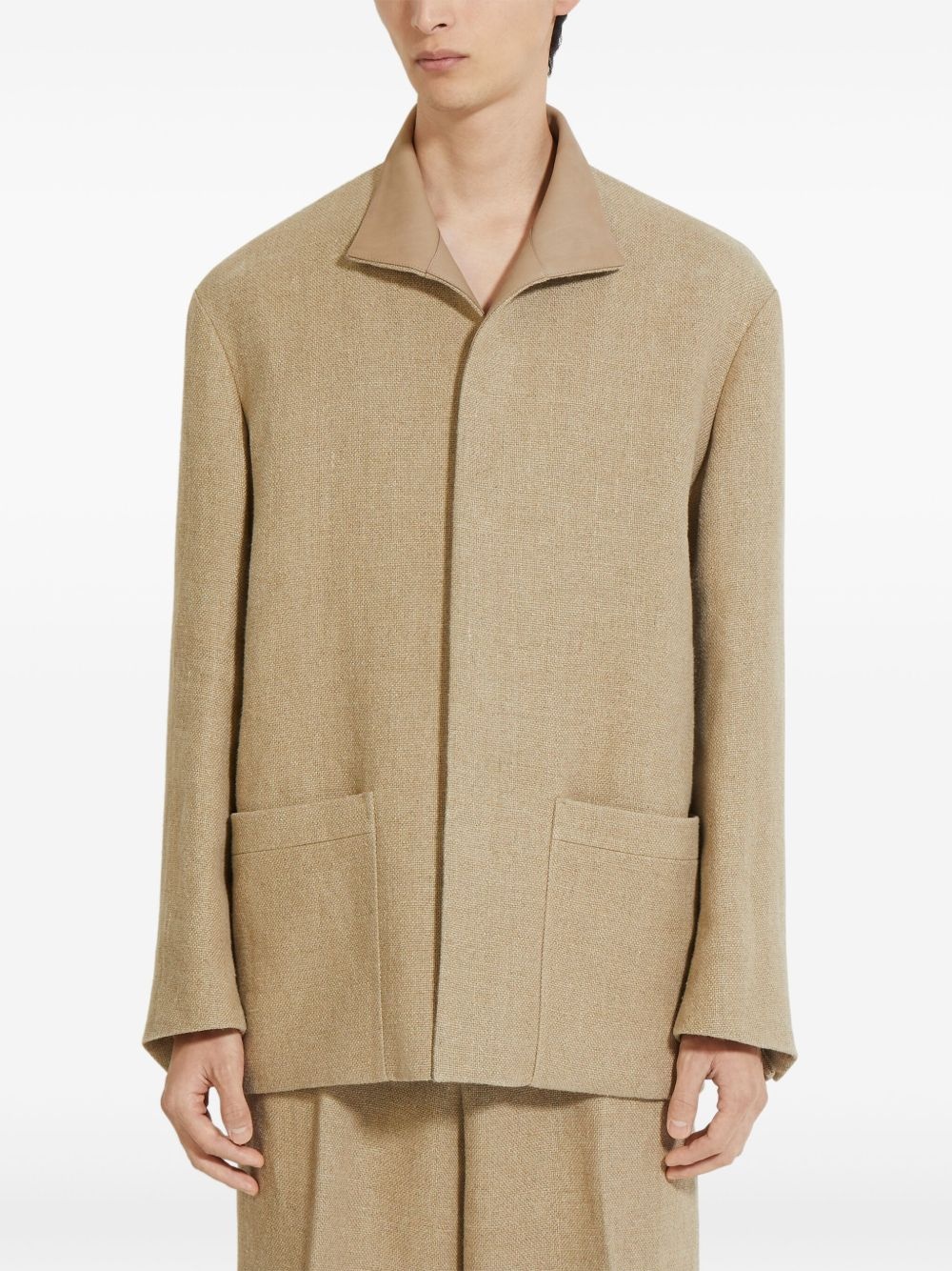 linen jacket - 3