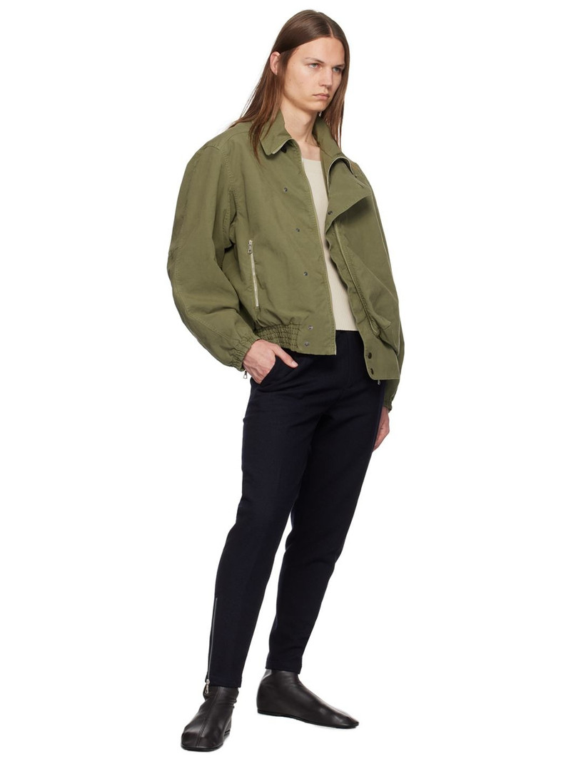 Dries Van Noten Navy Drawstring Trousers outlook