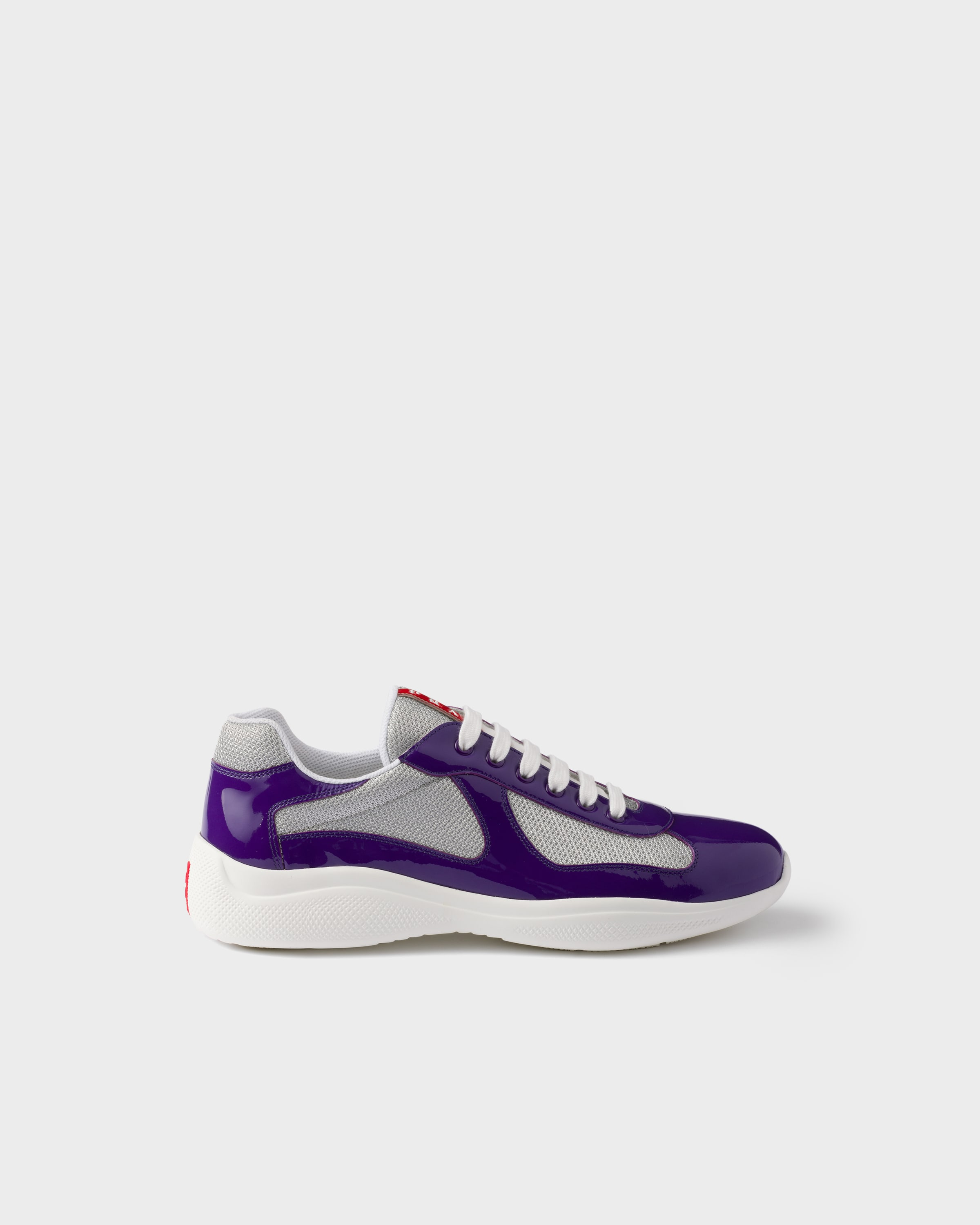 Patent leather and technical fabric Prada America's Cup sneakers - 2
