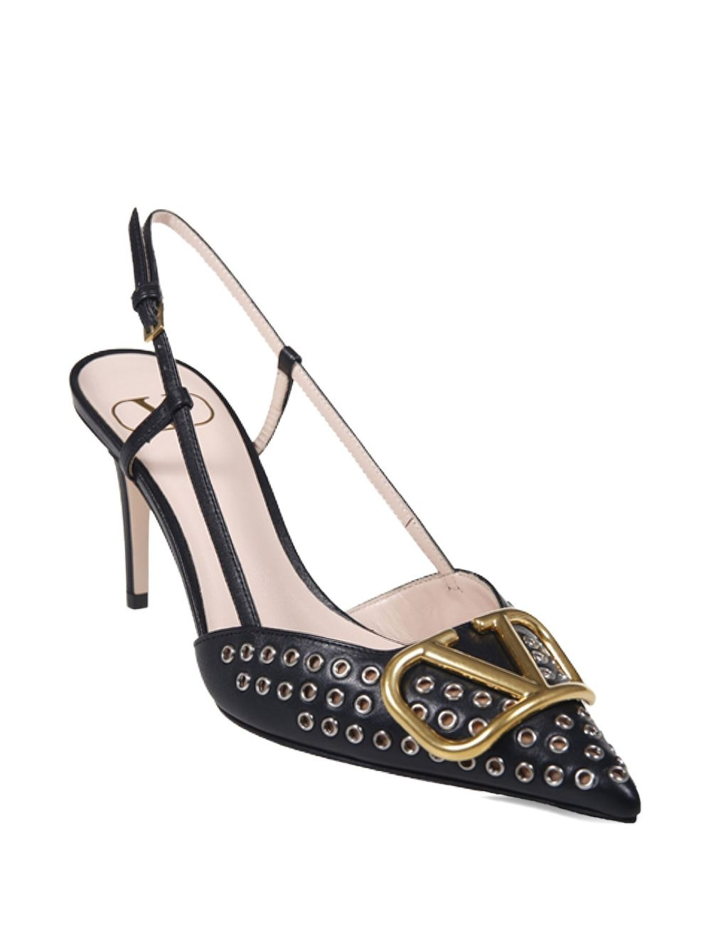 800mm VLogo studded pumps - 2