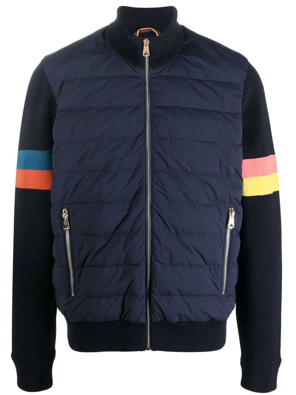 Artist-stripe padded jacket - 1