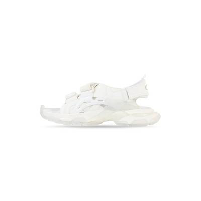 BALENCIAGA Women's Track Clear Sole Sandal in White outlook