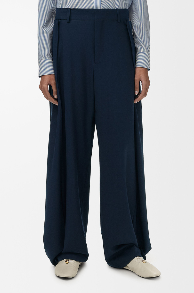 Trousers in wool and cotton 3