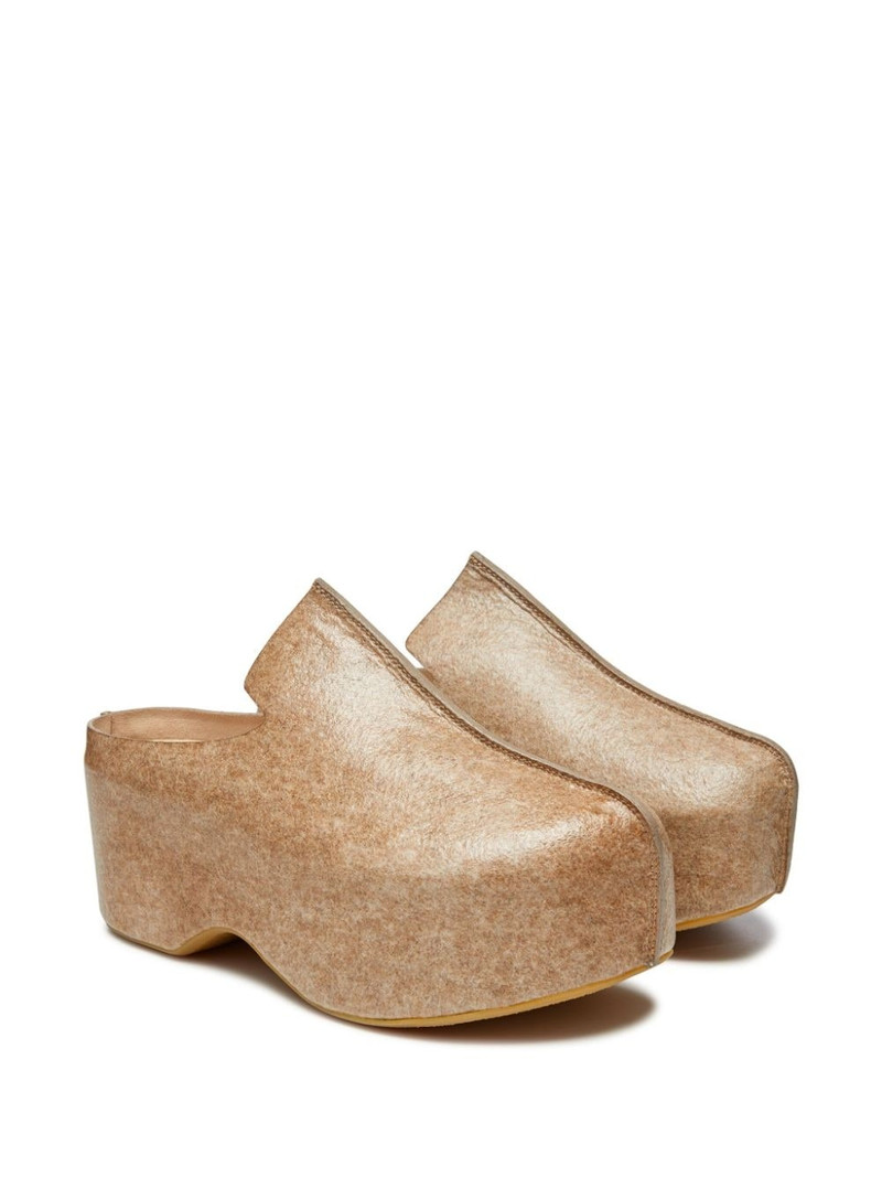 JW Anderson leather platform clogs outlook