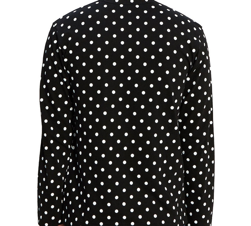 COMME des GARCONS PLAY Polka Dot Long Sleeves Tee 'Black White' AZ-T166-051-1 - 5